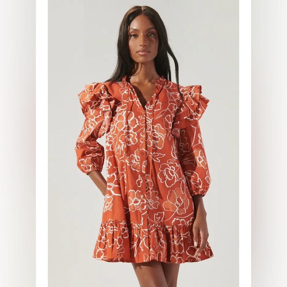 SugarLips SAMMY MARMALADE RUFFLE DRESS XS